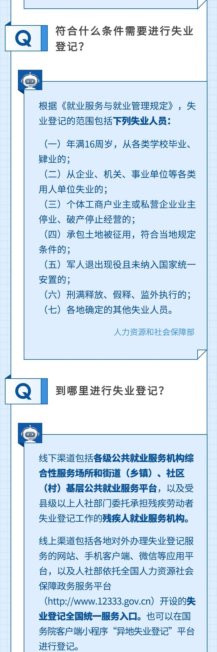 關(guān)于失業(yè)登記、失業(yè)補助金，希望這些回答可以幫到你！