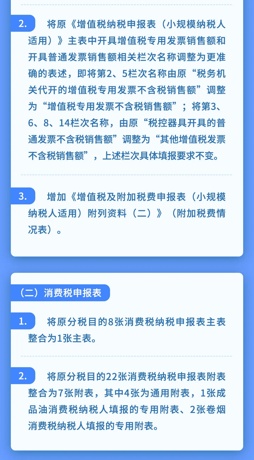 增值稅、消費稅及附加稅費申報表整合，帶你梳理一遍！