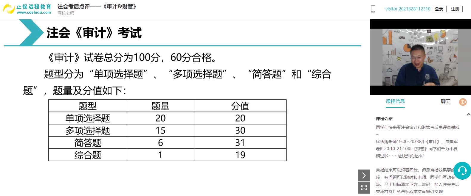 2021注會(huì)《審計(jì)》題量有變化？速來(lái)圍觀！