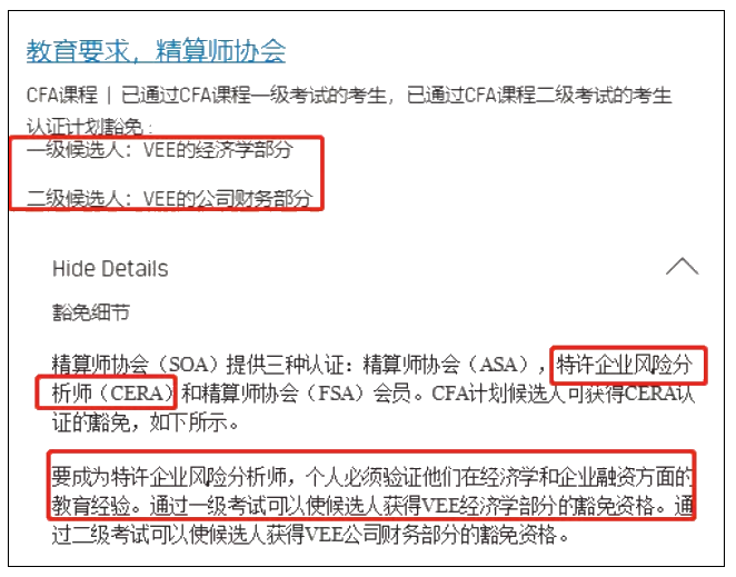 太好了！具備CFA資格竟然可以免考這些證書！