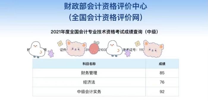 中級會計一年過三科！不要假裝努力！結(jié)果不會陪你演戲！