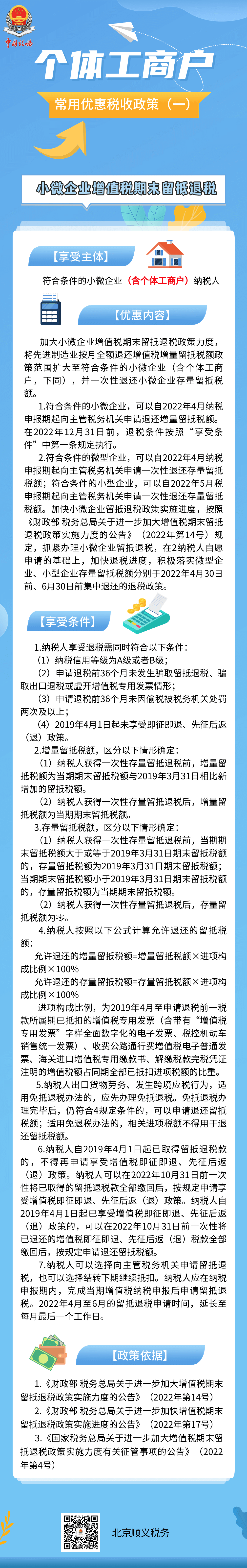 個體工商戶常用優(yōu)惠稅收政策