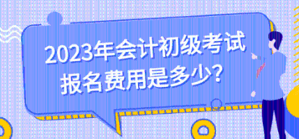 初級會計師報考費用多少錢一年呢？