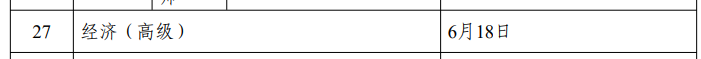 2023年高級(jí)經(jīng)濟(jì)師考試時(shí)間