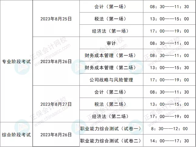 2023注會報名、考試及查分時間確定?。? suffix=