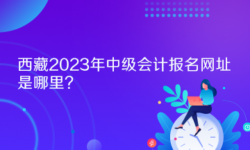 西藏2023年中級會計(jì)報名網(wǎng)址是哪里？