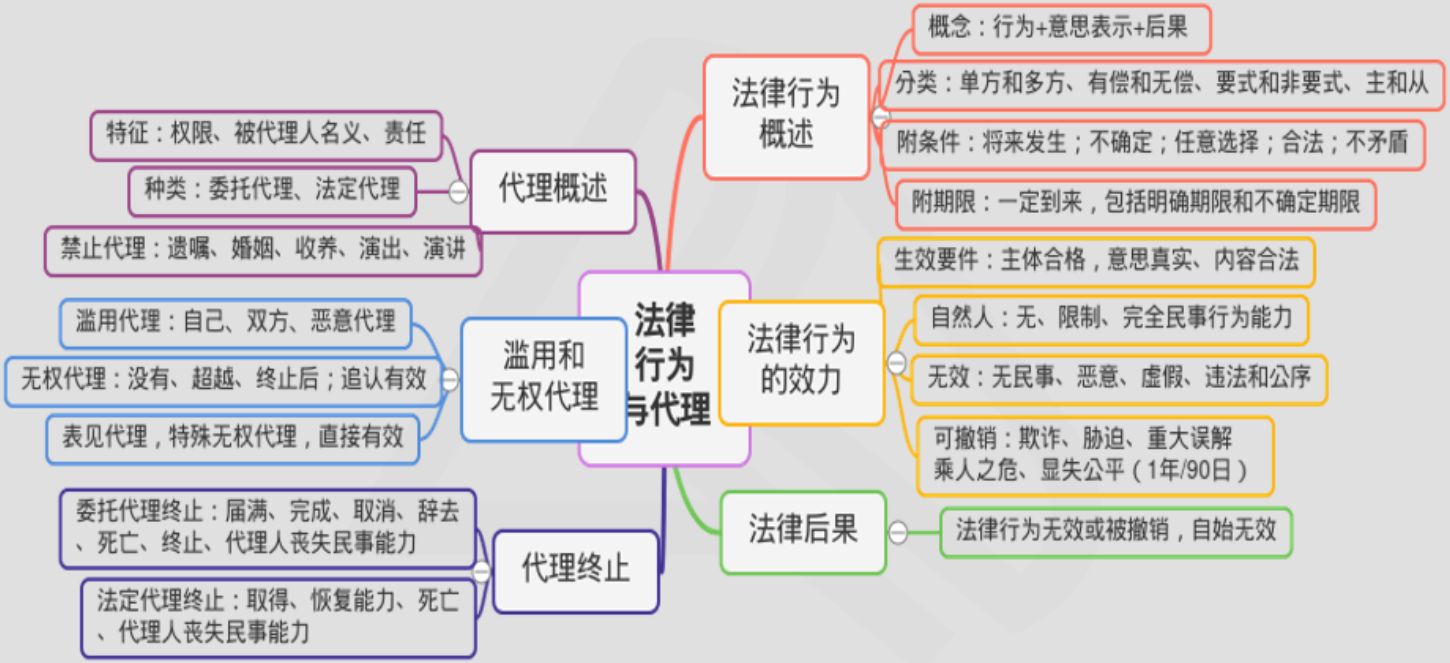 【VIP班精彩課堂】武勁松：中級經濟法考點-法律行為與代理