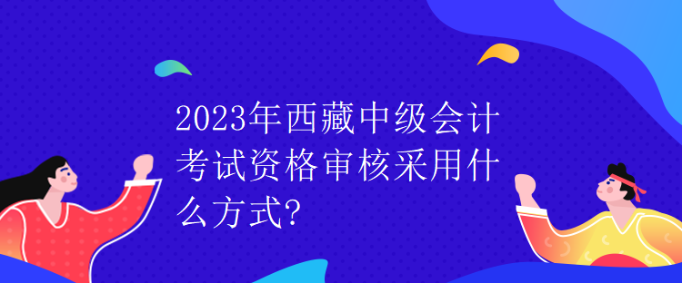 2023年西藏中級(jí)會(huì)計(jì)考試資格審核采用什么方式？