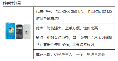 2023年CPA考試計算器的有關(guān)規(guī)定！