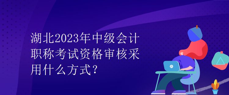 湖北2023年中級(jí)會(huì)計(jì)職稱考試資格審核采用什么方式？