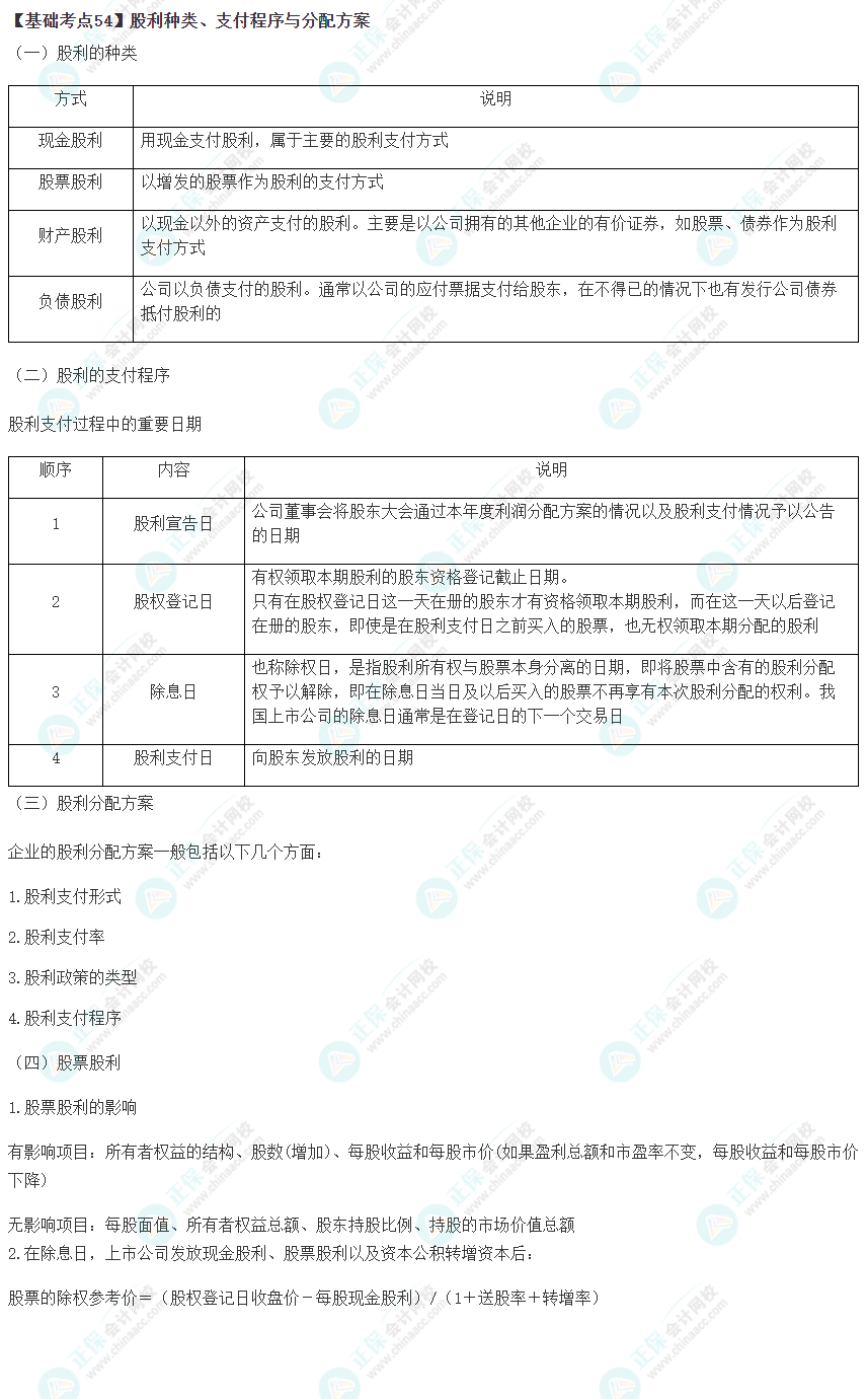 2023年注會《財管》基礎(chǔ)階段必學(xué)知識點