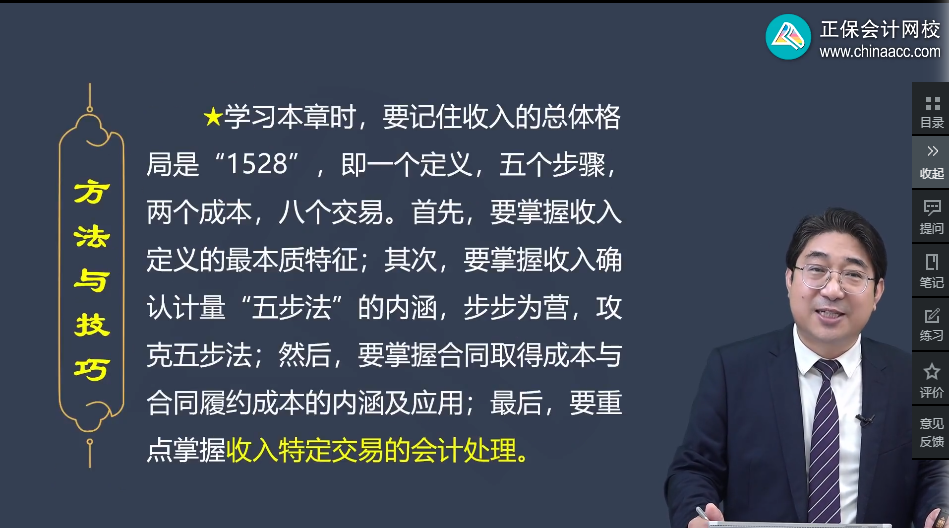 劉國峰： “1528”4步搞定中級(jí)會(huì)計(jì)實(shí)務(wù)收入章節(jié)——2