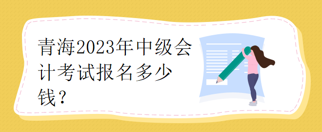 青海2023年中級(jí)會(huì)計(jì)考試報(bào)名多少錢？