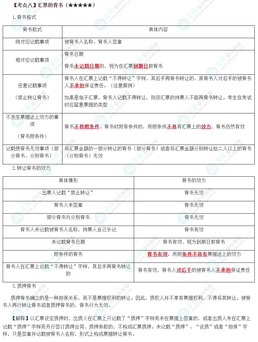 2023年注會《經(jīng)濟(jì)法》第9章高頻考點(diǎn)8