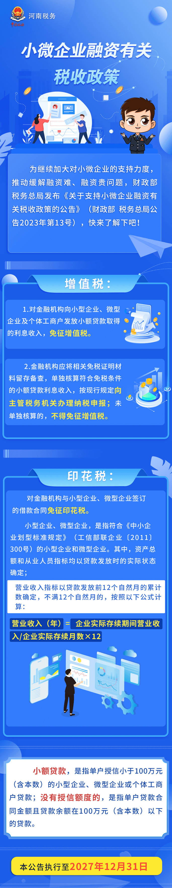 免增值稅！免印花稅！支持小微企業(yè)融資