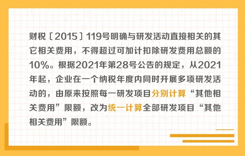 舉例說明：研發(fā)費用加計扣除“其他相關費用”限額計算方法