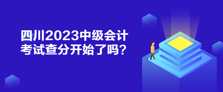 四川2023中級會(huì)計(jì)考試查分開始了嗎？