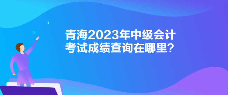 青海2023年中級會計考試成績查詢在哪里？