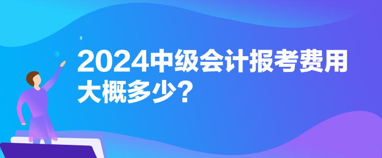 2024中級會計報考費(fèi)用大概多少？