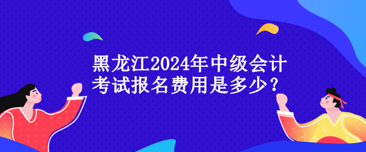 黑龍江2024年中級(jí)會(huì)計(jì)考試報(bào)名費(fèi)用是多少？