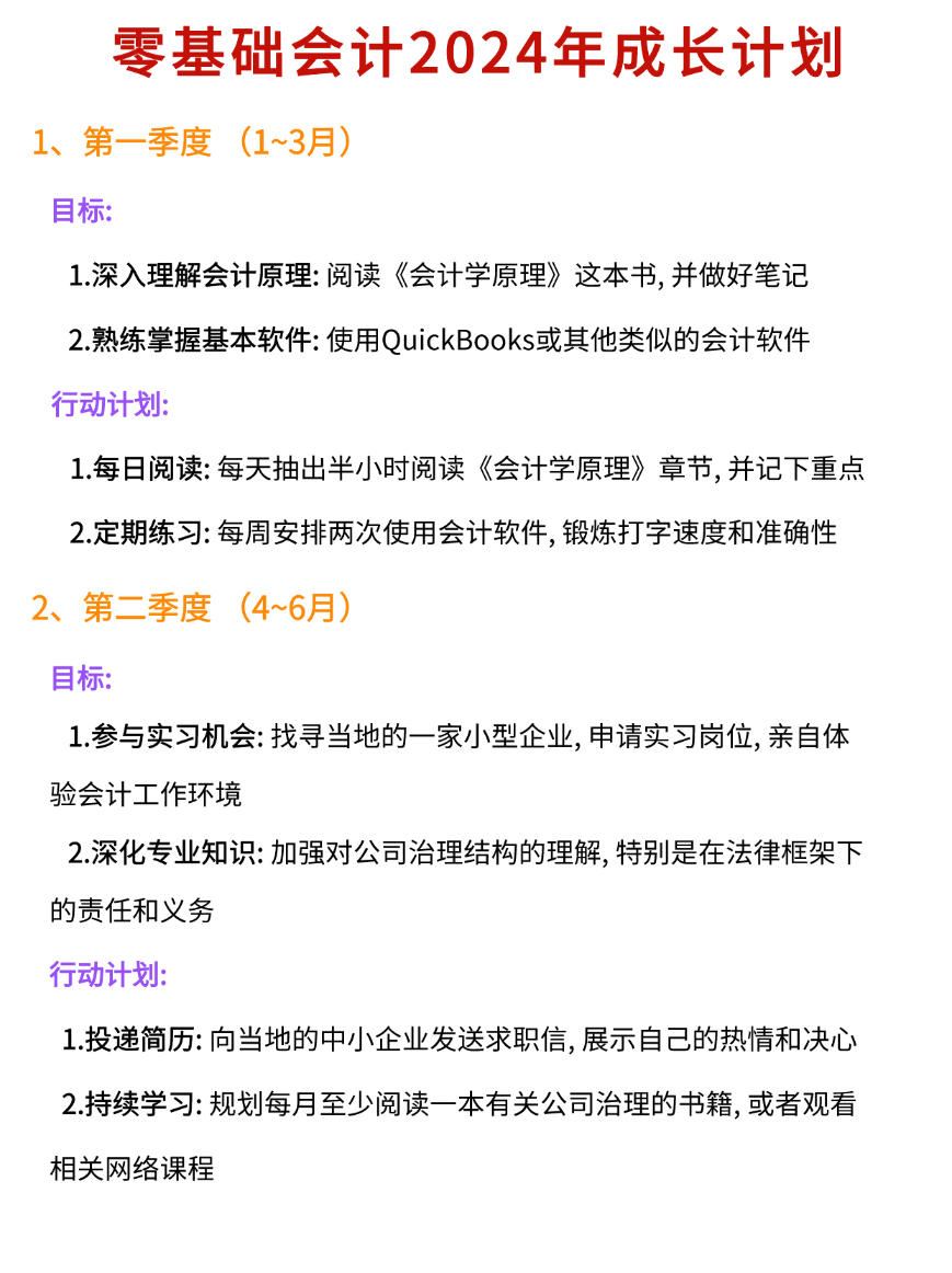 零基礎(chǔ)會(huì)計(jì)2024成長(zhǎng)計(jì)劃