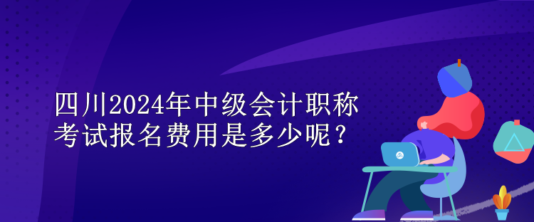 四川2024年中級(jí)會(huì)計(jì)職稱考試報(bào)名費(fèi)用是多少呢？