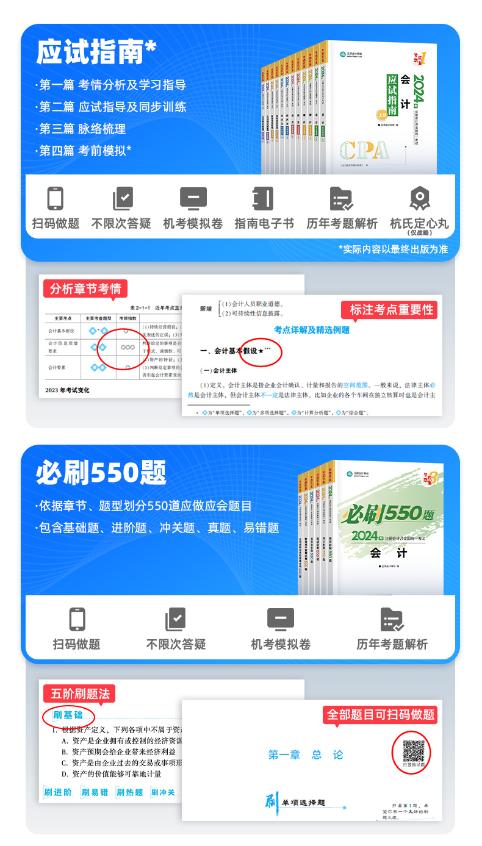 注冊會計師考試圖書“全家桶”到手4折起 滿載驚喜 助力考試！