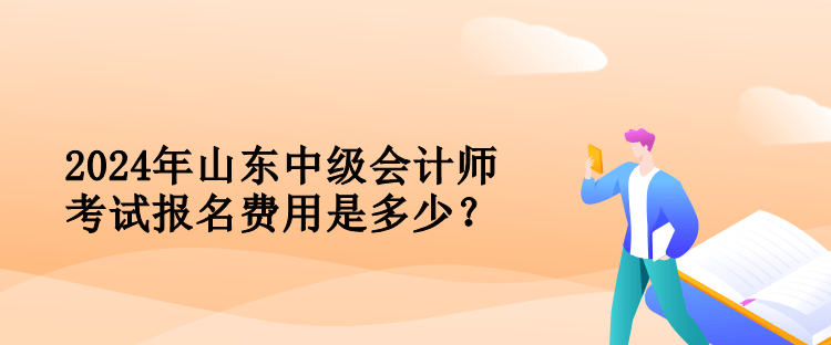 2024年山東中級會計師考試報名費用是多少？