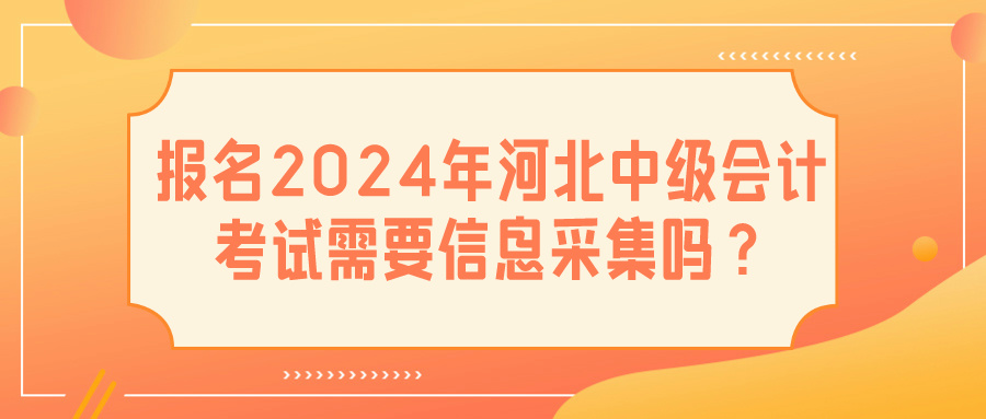 2024河北中級(jí)會(huì)計(jì)信息采集