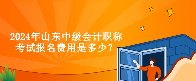 2024年山東中級(jí)會(huì)計(jì)職稱考試報(bào)名費(fèi)用是多少？