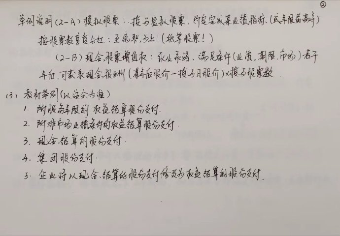 【李忠魁手寫講義】中級會計實(shí)務(wù)“股份支付”先掌握！