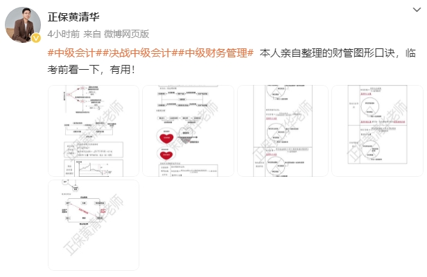 黃清華老師中級《財務管理》圖形口訣 考前再看一下！有用！