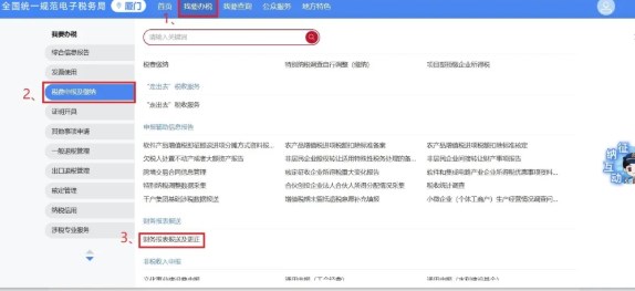 申報(bào)以及更正財(cái)務(wù)報(bào)表信息