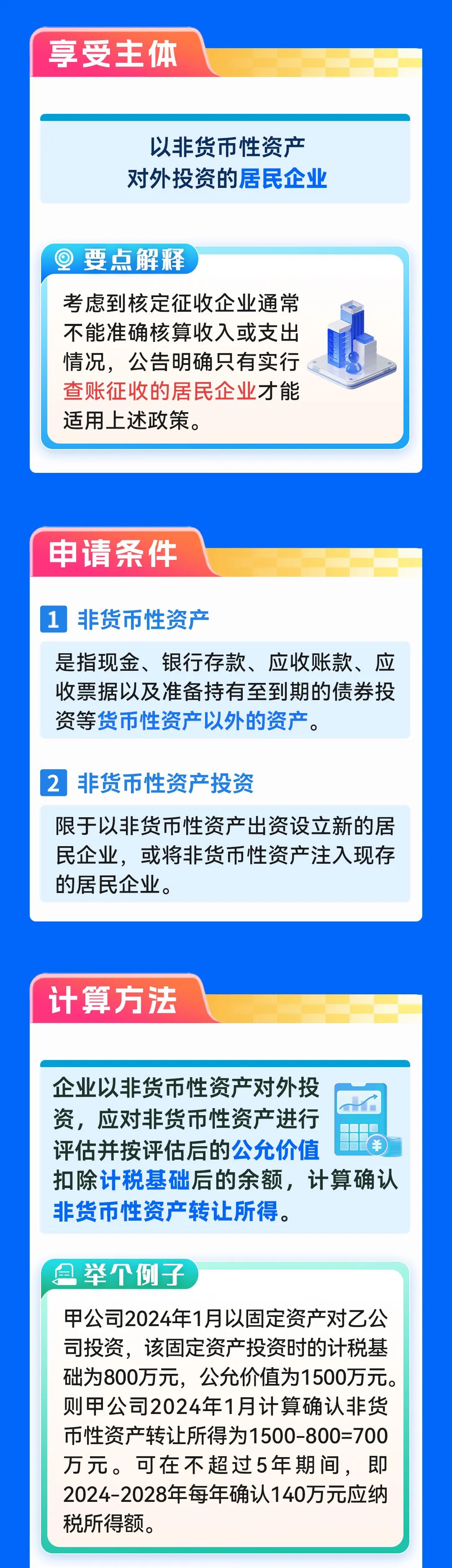 企業(yè)非貨幣性資產(chǎn)對外投資企業(yè)所得稅分期納稅政策2